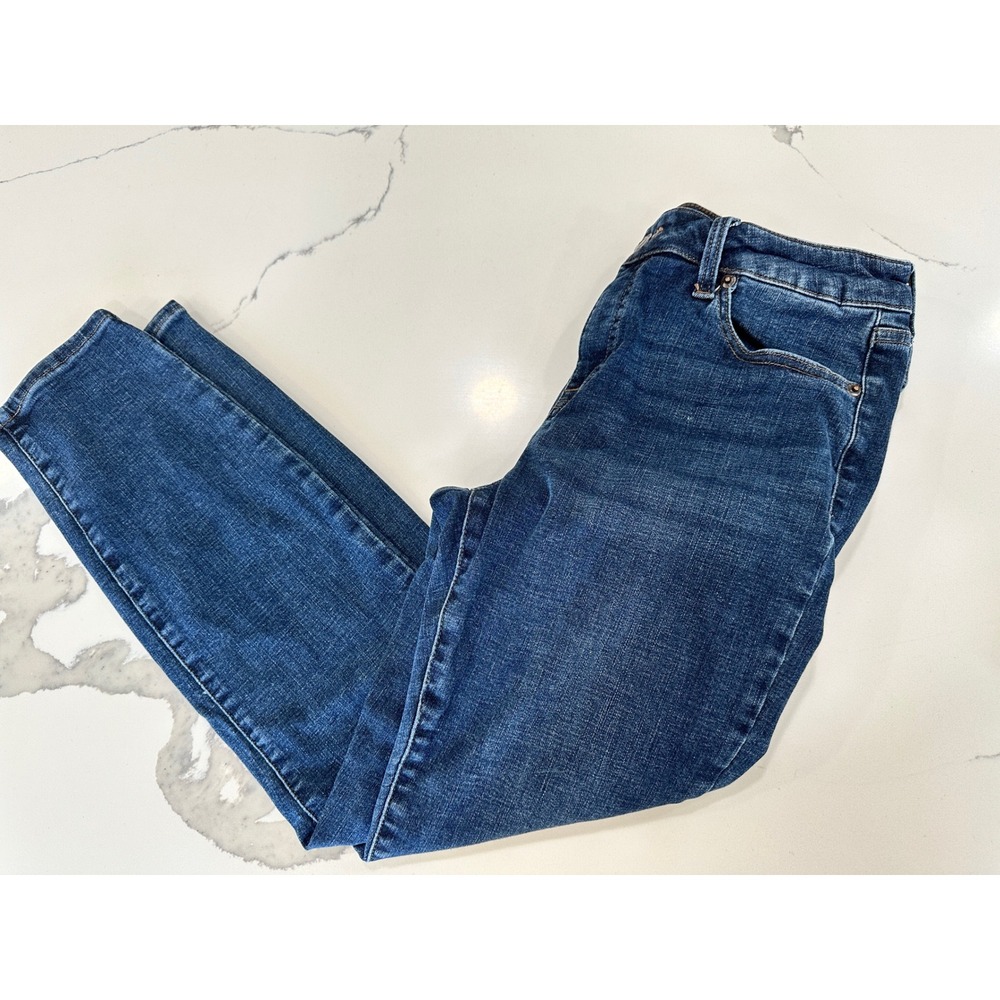 Pistola Womens‎ High Rise Skinny Jeans Dark Wash Blue Denim Size 30